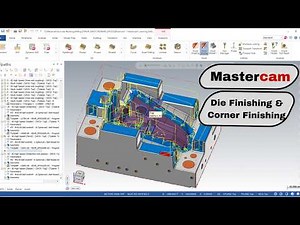 🔥 Mastercam Die Finishing & Corner Finishing Tutorial 🔥