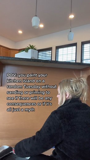 DIY Kitchen Cabinet Painting without Sanding - Mythbusters Experiment