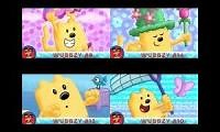 Mix of 4 videos from youtube : Wubbzy All Same time V4