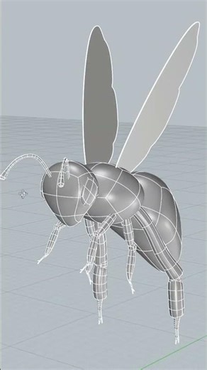 3D Bee 🐝 | Rhino Modeling to KeyShot Render