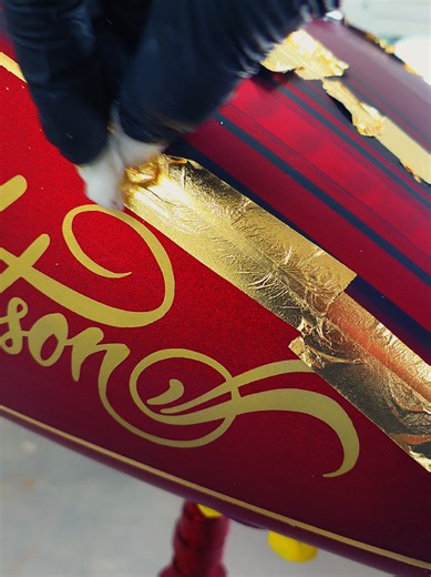 Gold Leaf Custom Paint Techniques for Lowriders