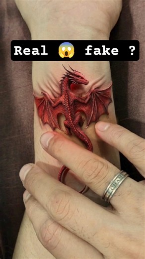 Dragon tattoo art by pen design 🖊️✨ || #shorts #art #tattoo