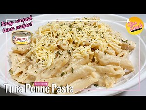 TUNA PENNE PASTA | VERY EASY AND SIMPLE CANNED TUNA RECIPE | Cha Lou's Kitchenette #90