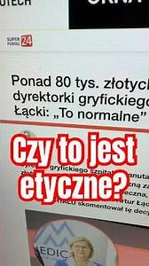 PLN 80,000 bonus for the director of a hospital from which cancer patients are turned away?!