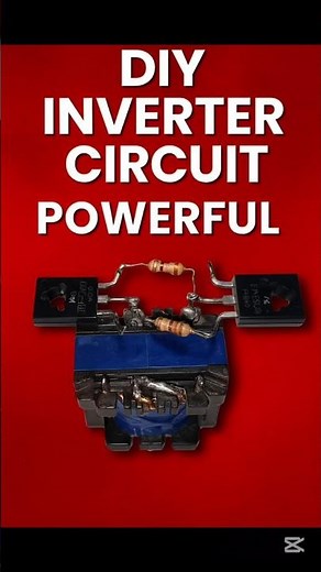 Mini Inverter Circuit Using D882 Transistor | 12V to 220V Transformer | DIY Inverter Project