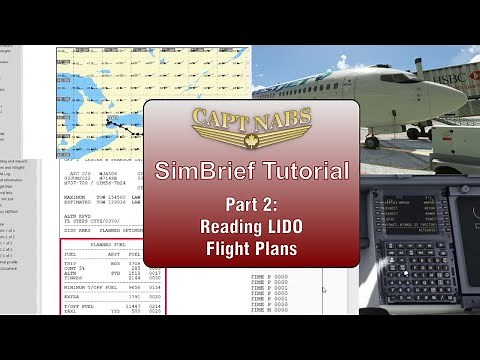SimBrief Tutorial 2: How to Read LIDO Flight Plans