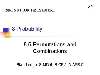 Permutations and Combinations