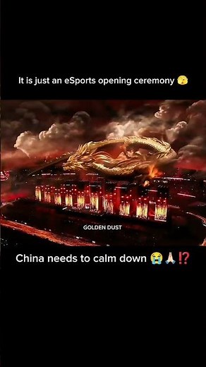 eSports opening ceremony 🫣 || #china #esports #esports2025