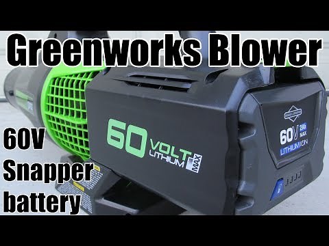 Are Snapper & Greenworks 60V batteries, chargers, & tools interchangeable?