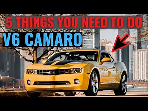 5 Things You NEED To Do On Your V6 Camaro (Mods) - For New Camaro Owners!