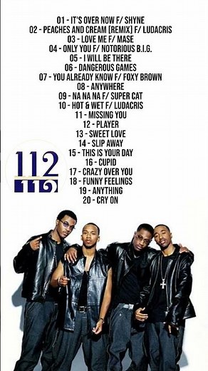 112 PLAYLIST (by O) #112 #rnbplaylist #2026playlist #badboyrecords #fypage