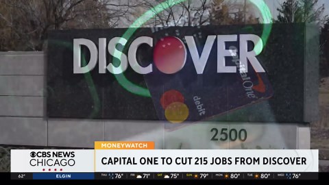 Capital One laying off 215 at former Discover headquarters