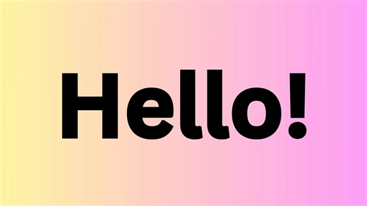 Intro, Hello, Greeting. Free Stock Video