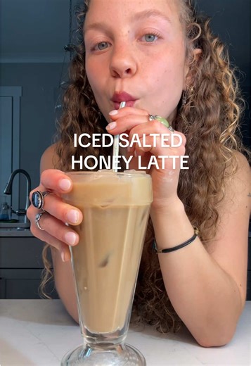 So simple but this is what I drink almost EVERY single day and I still am so excited to wake up & drink it. Makes 2 servings: - 4 shots of organic espresso - 2-3 tbsp raw honey (depending on how sweet you prefer) - ~3/4 cup grassfed whole milk - Sprinkle of salt #coffeerecipes #breakfastideas #cleaningredients #simplerecipes #honeylatte #latterecipe #fyp #wholefoodsdiet #refinedsugarfree