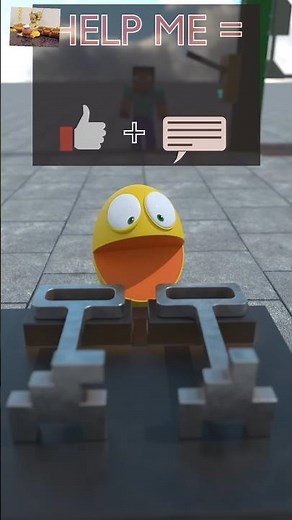 HELP Pacman To Choose And Save Best Friend 🙏🙏😂 #minecraft #friendship #pacman #stickman