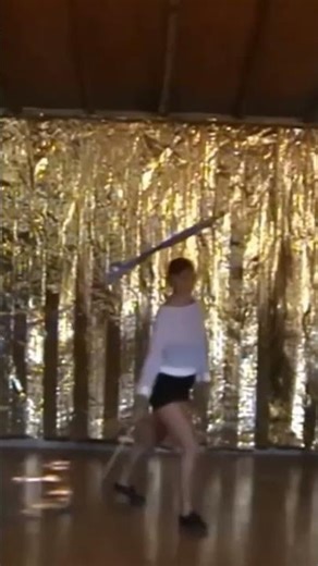 GYMNASTIC DANCE RIBBON CHOREOGRAPHY shown slowly - easy to follow