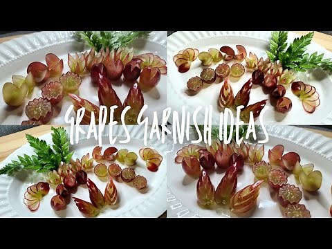 Grapes Garnish Ideas