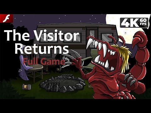 The Visitor Returns (Flash) - Full Game 4K60 Walkthrough - ALL 6 Endings