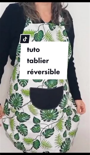 Tuto tablier adulte les mesures conviennent pour une stature de 36 à 42 tissu imprimé 1x 82x66cm 2x 75x9cm 1x 62x9cm 40cm d'élastique 2x 25x18cm pour la poche (facultative) tissu uni 1x 82x66cm 2x25x18cm pour la poche (facultative ) Au delà de 1m70 Allongez le tablier 😉 #couture #sewing #costura #couturedebutant #tuto #couturefacile #diy #nähen #sewingtips #diyideas #tablier #cuisine #cooking #cocinar