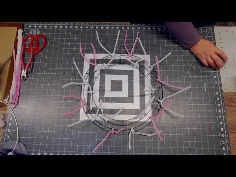 How to Make a Cherry Blossom Welcome Wreath Making Tutorial with Kat from KatsCreationsNMore