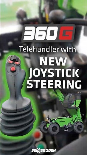 Industrial loader with joystick steering | SENNEBOGEN 360 G