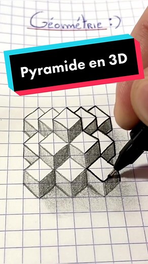 Dessin en 3D: Créez des Cubes et Pyramides Faciles