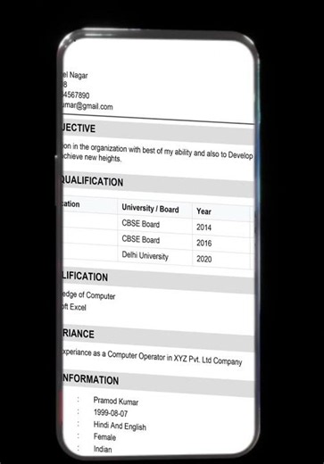 Resume in 2 Minutes! 🔥 FREE Google Docs CV Trick #Shorts #msword #computerbsa #excel