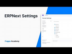 Configuring ERPNext - Domain Settings, Global Defaults & Print Settings