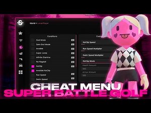 **Greated** Super Battle Golf - Cheat Menu | Divine Cheat For SBG | Many Functions | FREE Download