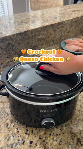 Delicious Queso Chicken Crockpot Recipe