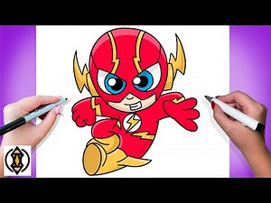 How To Draw The Flash | Tutorial Easy
