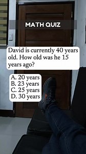 1.8M views · 2.6K reactions | Solving Age Problem樂 #viralreelsfbpage2024 #civilserviceexam2024 #letexam2024 #civilserviceexam #mathematics #math #maths | 횀횞횒횣횖횊횗.횙횑 ퟸ.ퟶ | Facebook