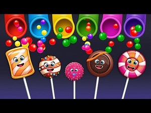 Fun Candy Pop Finger Family Play with Surprise Eggs