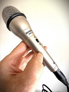 Handheld Silvercrest Model SKS 15 A1 Dynamic Microphone, works great, w/cable | eBay