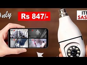 WiFi Bulb Camera Review & Setup | 360° Security Hidden in a Light Bulb