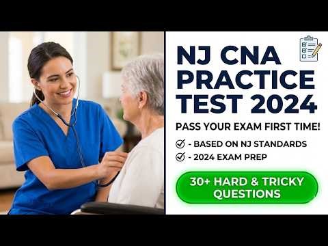 Pass the New Jersey CNA Exam 2026: Official NJ Nurse Aide Practice Test Questions
