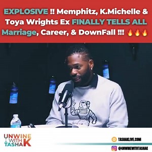 #Memphitz stopped by the Wine Cellar to do his FIRST TELL ALL interview with TashaK‼️ All the the questions we had about his relationships including #kmichelle & Toyawrights get answered TONIGHT! He also speaks about his new show #fortheloveofmemphitz where he’ll be looking for LOVE on @sssnetworkk 💥👀 This FULL interview will available tonight at 7:00pm over at TashaKlive.com💥 • • #explore #realitytvstar #artist #discoveringartist #rappers #musicproducer #tashak #tashaklive #musicindustry #ex