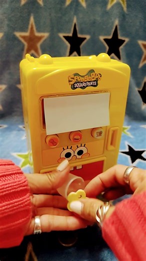 Winking emoji from SpongeBob mini Vending Machine ASMR #shorts #asmr #shortvideo #spongebob #emoji