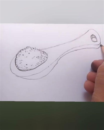 How to Draw a Wooden Spoon(Easy Step-by-Step Tutorial)🥄Still Life drawing lessonsকাঠের চামচ ড্রয়িং