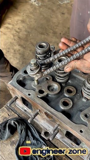 Quickest Engine Valve Lock Fitment | Expert Mechanic Hack #Shorts