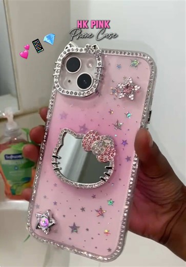 Stylish HK Pink Phone Case for iPhone Lovers