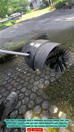 Power Brush: The Ultimate Tool for Professional Paving Block Cleaning #innovationtools