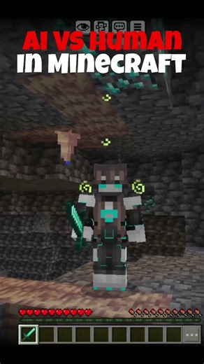 Ai Vs Human In Minecraft 😂👀