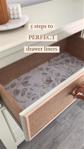 The easiest way to line drawers perfectly