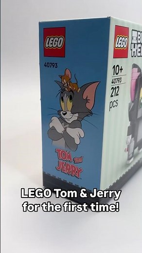 LEGO Tom & Jerry for the first time ever! 😻🐭 #tomandjerry #newlego