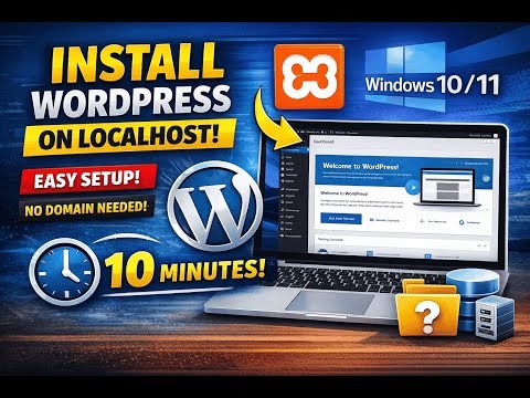 How to Install WordPress on Localhost Using XAMPP (Windows 10/11) | Complete Step-by-Step Guide