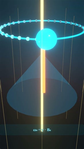 Every atom in your body has a resonant frequency. MRI uses it. #medicalphysics #shorts #science