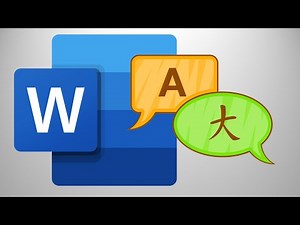 Translate your Text from Microsoft Word Documents into a Different Language