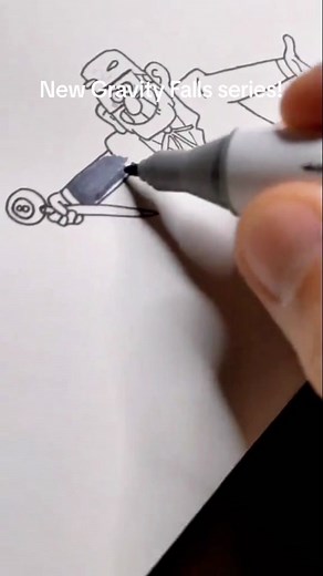 New drawing gravity falls characters series wity @Nicholas ! Part 1 #gravityfalls