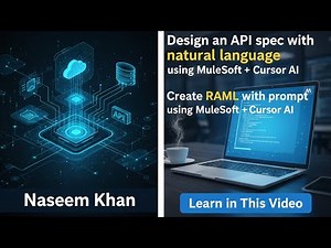 Create API spec (RAML) with an AI driven prompt (cursor) using MuleSoft MCP #mulesoft #ai #mcptool
